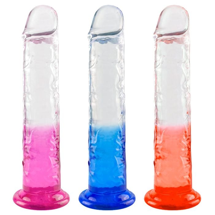 Pênis Color Jelly 19,5 X 3,8cm Ventosa Youvibe Vipmix