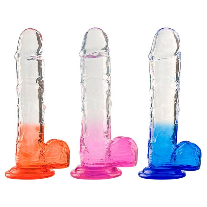 Pênis Color Jelly 20,5 X 4cm Com Ventosa Youvibe Vipmix