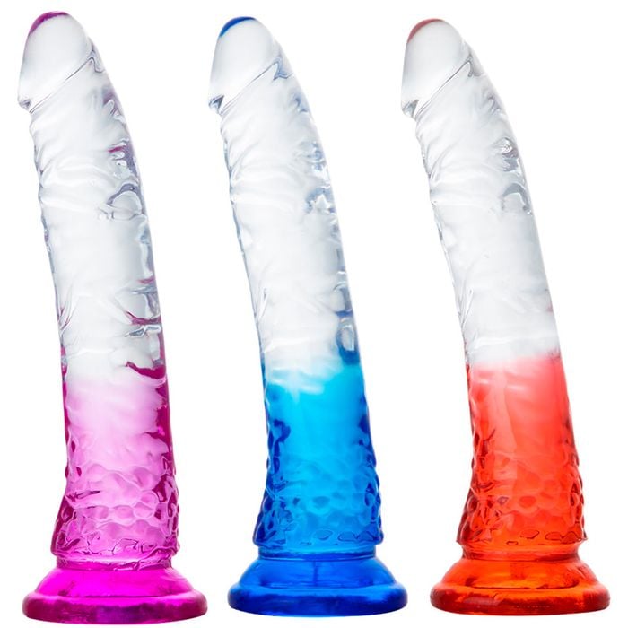 Pênis Color Jelly 20,5 X 4cm Ventosa Youvibe Vipmix