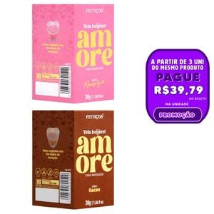 Vela Beijável Amore Delicioso óleo 30g Feitiços