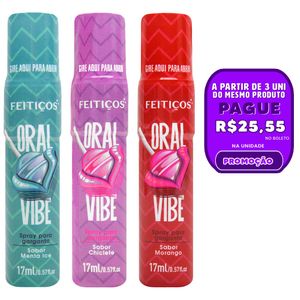 Oral Vibe Spray Garganta Profunda 17ml Feitiços