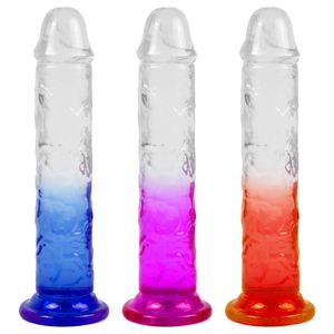 Pênis Color Jelly 19,5 X 3,8cm Ventosa Youvibe Vipmix