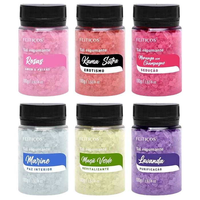 Sais Espumantes Aromáticos 100g Feitiços