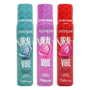 Oral Vibe Spray Garganta Profunda 17ml Feitiços