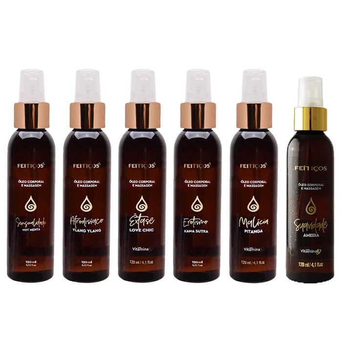 Suavidade óleo Aromático Spray Massagem 120ml Feitiços