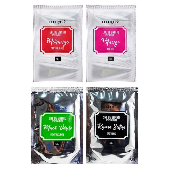 Sais De Banho Refinados Espumantes 30g Feitiços