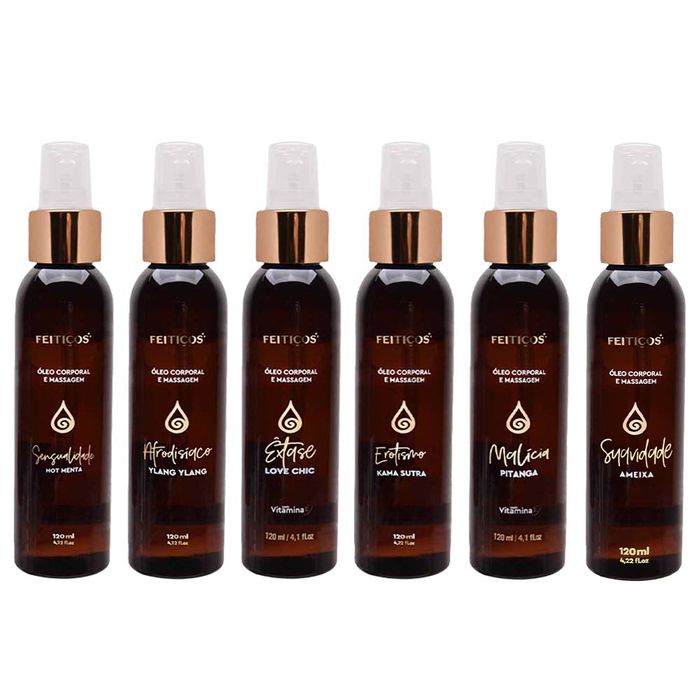 Suavidade óleo Aromático Spray Massagem 120ml Feitiços