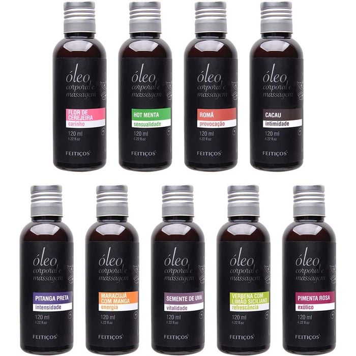 óleo Aromático Para Massagem 120ml Feitiços