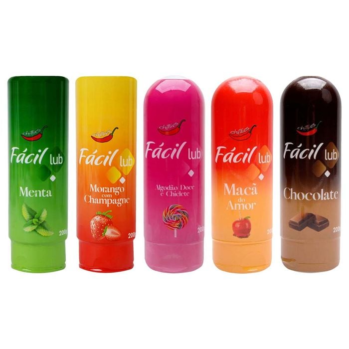 Fácil Lub Gel Corporal Aromático 200g Chillies