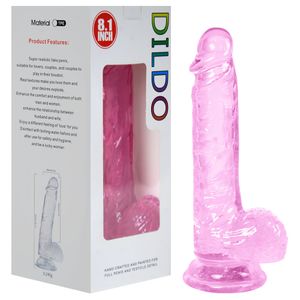 Pênis Real Jelly 20,5 X 3,8cm Ventosa Youvibe Vipmix