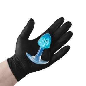 Plug Anal P Bolota Esfera Vidro 8,7 X 6,5cm Vipmix