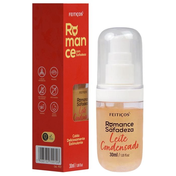 Romance Com Safadeza Calda Estimulante 30ml Feitiços