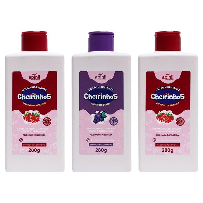 Loção Hidratante Corporal Cheirinhos 280g Apinil