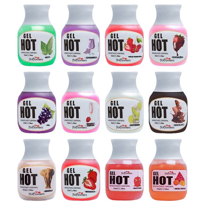 Gel Hot Aromatizante 35ml Hot Flowers