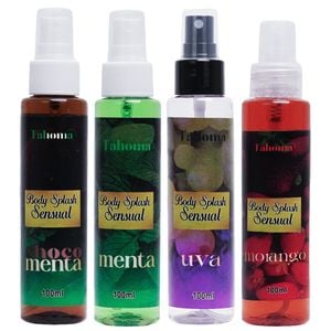 Body Splash Sensual Frutado 100ml Banho De Gata