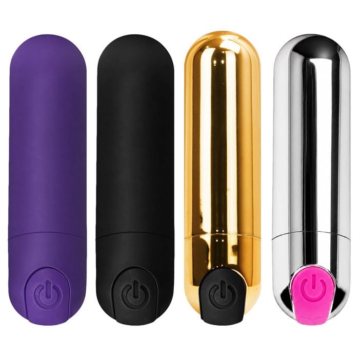 Power Bullet Recarregável Com 10 Vibrações Vipmix