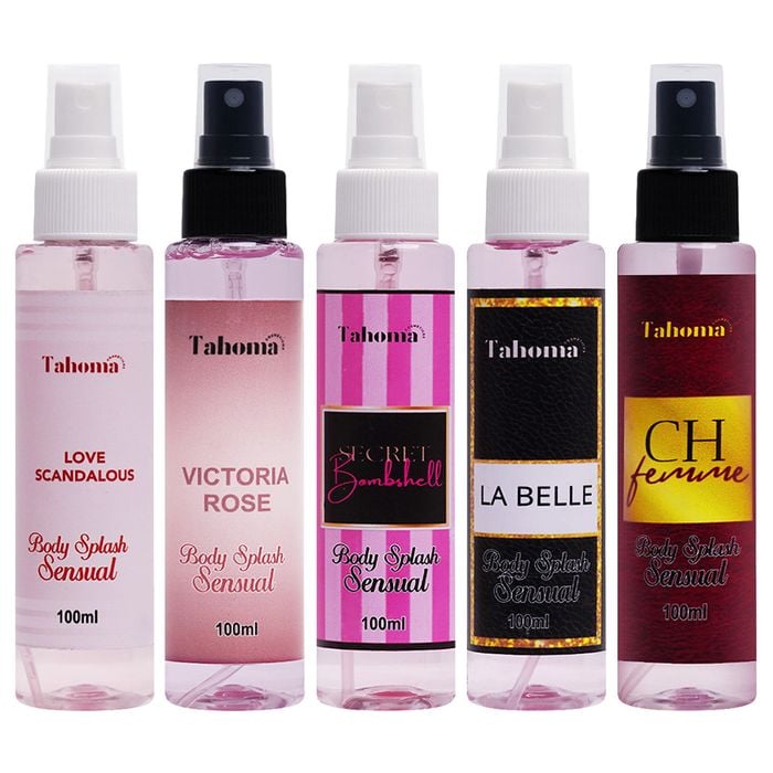 Body Splash Sensual Famosos 100ml Banho De Gata