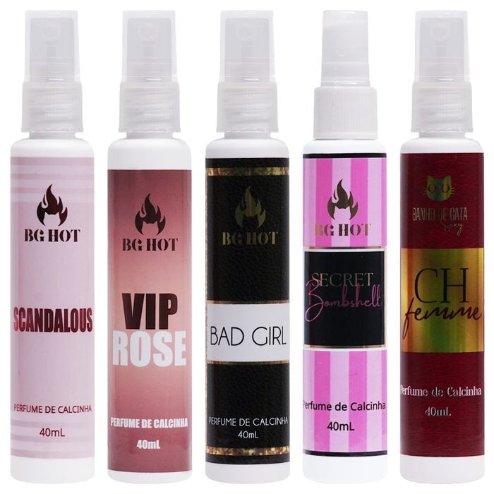 Perfume De Calcinha Antisséptico 40ml Banho De Gata