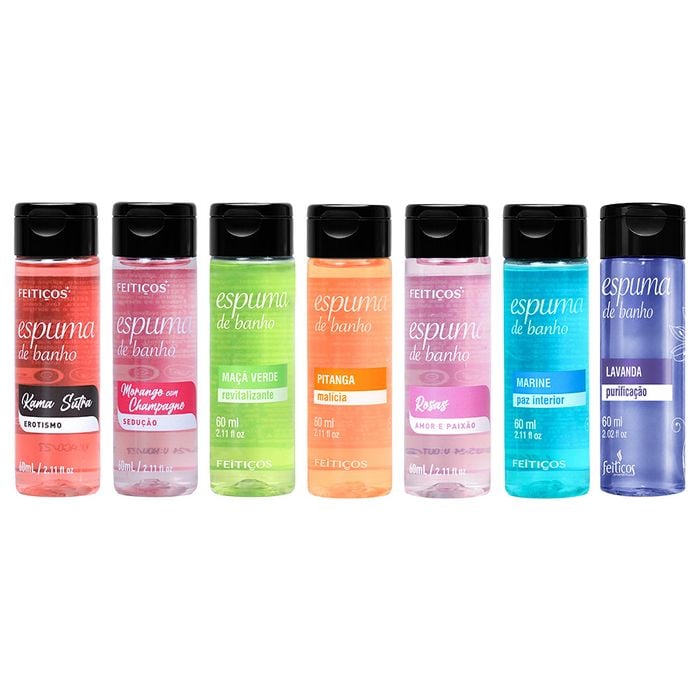 Espuma De Banho Aromática 60ml Feitiços