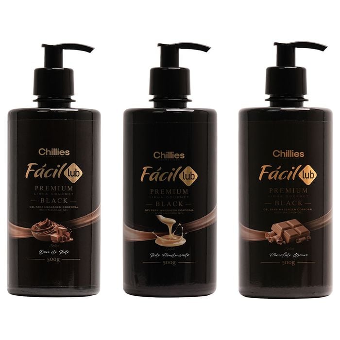 Fácil Lub Premium Gel Corporal Gourmet 500g Chillies