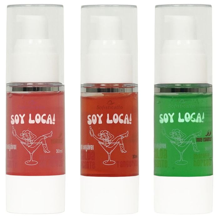 Soy Loca Calda Picante Beijável 30ml Sofisticatto