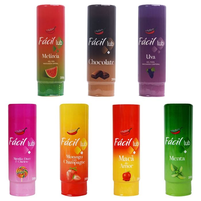Fácil Lub Gel Corporal Aromático 200g Chillies