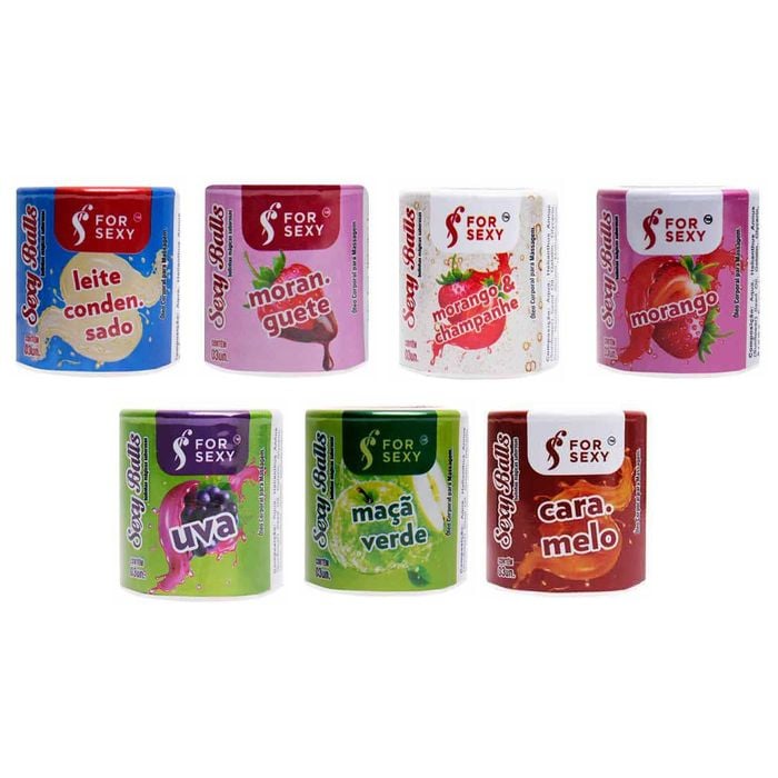 Bolinhas Mágicas Saborosas Sexy Balls 03 Unidades For Sexy