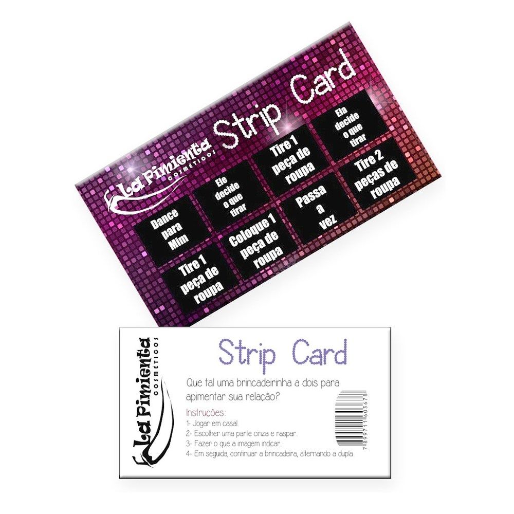 Raspadinha Strip Card 5 Unidades La Pimienta - Gall