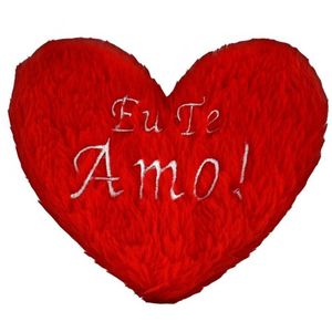 NECESSAIRE CORAÇÃO COM FRASE BRASIL FETICHE