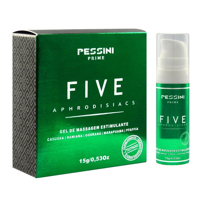 Five óleo Afrodisiáco Estimulante 15g Pessini