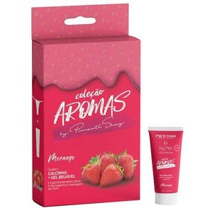 Kit Aromas Fio Dental E Gel Comestivel Pimenta Sexy