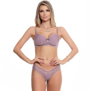 Conjunto 12 Taca Bojo Liso Base Renda Sensual Love