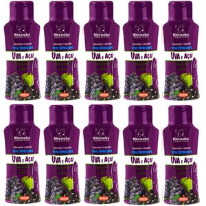 PACK 10 SABONETES UVA COM AÇAÍ 200ML RHENUKS