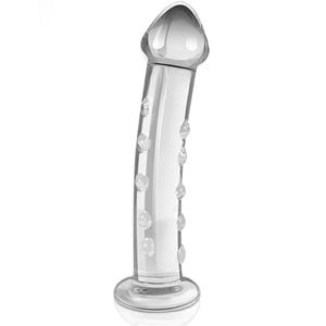 Plug Anal Torto Vidro Com Relevos 145 X 39cm Sexy Import