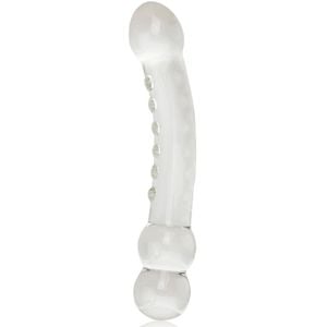 Plug Ponto G Em Vidro Com Relevo 19 X 35cm Sexy Import