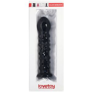 Plug Anal Em Vidro Com Relevo 17 X 3cm Sexy Import