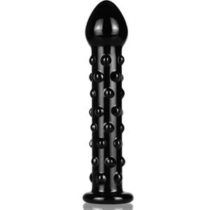 Plug Anal Em Vidro Com Relevo 17 X 3cm Sexy Import