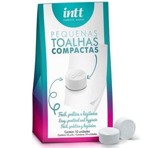 Kit 10 Toalhas Higienizadoras Compactas Intt