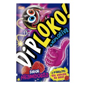 Pirulito Explosive Dip Loko Unitario 11g Danilla