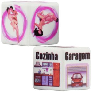 DADOS DO PRAZER HÉTERO DUPLO COLOR DIVERSÃO AO CUBO