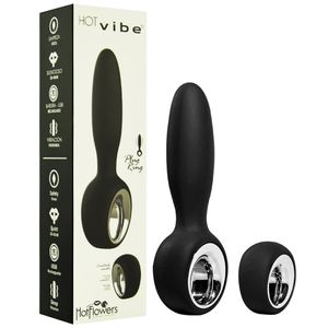VIBRADOR HOT VIBE PLUG RING 12 VIBRAÇÕES SEM FIO HOT FLOWERS