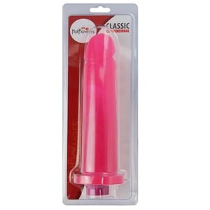 Protese Vibrador Controle Interno 25 X 6cm Hot Flowers