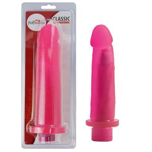 Protese Vibrador Controle Interno 25 X 6cm Hot Flowers