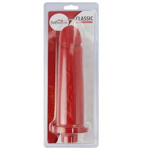 Protese Vibrador Controle Interno 25 X 6cm Hot Flowers