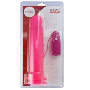 Protese Vibrador Controle Externo 25 X 6cm Hot Flowers