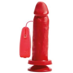 Protese Com Vibro Externo 18 X 45cm Hot Flowers