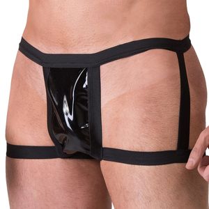 Cueca Sensual Vinil Preto Sexy Fantasy