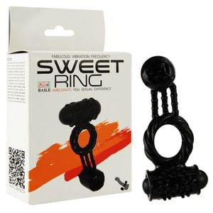 Anel Peniano Duplo Vibrador Sweet Ring Sexy Import