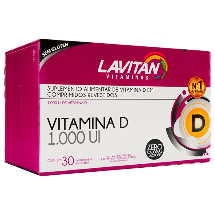 Lavitan Vitamina D 1.000ui 30 Comprimidos Cimed