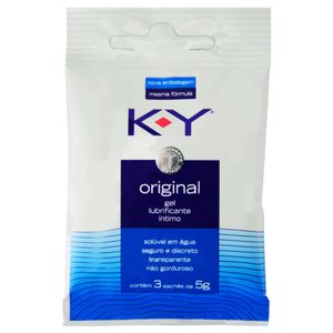 K Y Original Lubrificante 03 Saches 5g Cada Ky